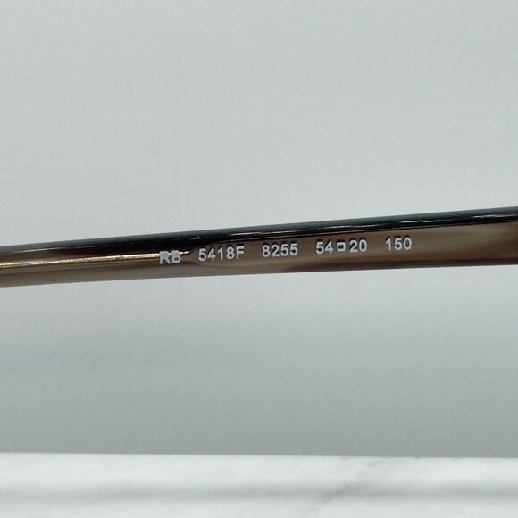 Ray Ban Eyeglasses RX5418 8255-54 20 150 Brown Fade Frames and Case with Cloth - Picture 7 of 9